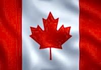 Canada Flag Waving Background Texture