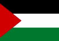One of The Asian country flag of Palestine
